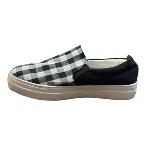 Soda Buffalo Plaid Slip On Sneakers‎ Casual Comfort Shoes Women Size 9 New NWT